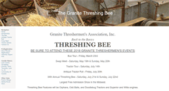 Desktop Screenshot of granitethreshingbee.com